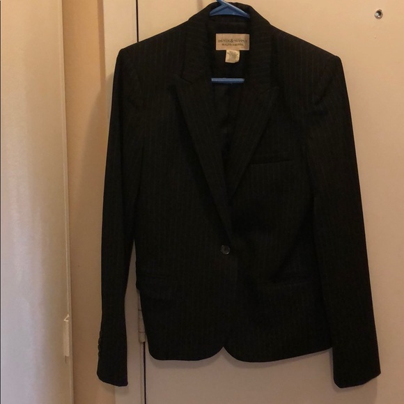 Woman’s Denim & Supply Pinstriped Blazer Jacket - Picture 1 of 6